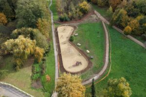 aire de jeux vert